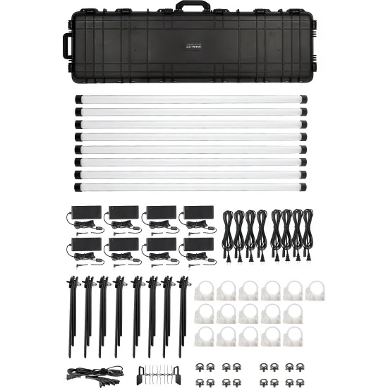 Nanlite PavoTube II 30XR 8 KIT | LED Tube Light, 8 Tubes Set, RGBWW, 2700-12000K