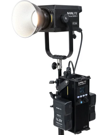 Nanlite Forza 500B II 2 Kit | Projecteur Bicolor LED Spot Light, 580W, 2700-6500K, Set 2-lumières