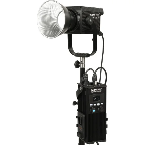 Nanlite Forza 500 II 2 Kit | Projecteur Daylight LED Spot Light, 560W, 5600K, Set 2-lumières