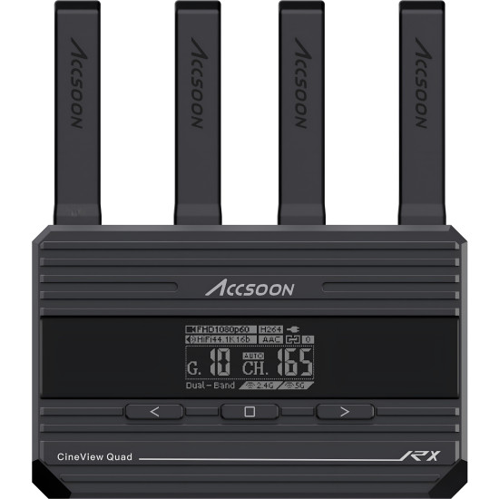 Accsoon CineView Quad RX | Wireless Video Transmission 150m, Receiver HDMI, SDI