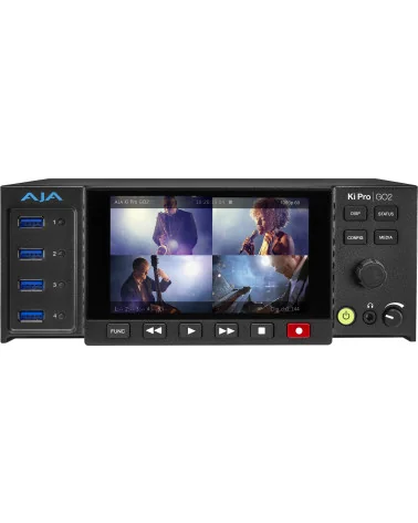 AJA Ki Pro GO2 | HEVC Video Recorder & Player, Multi-Channel HD, HDMI, SDI