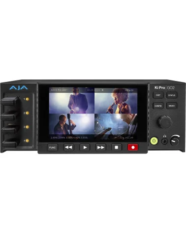 AJA Ki Pro GO2 | HEVC Video Recorder & Player, Multi-Channel HD, HDMI, SDI