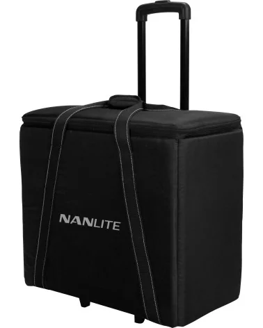 Nanlite 1200DSA 3 Light Kit | Daylight LED Panel Set, 3x 72W, 5600K, DMX, V-Mount, Trolley Case & Light Stand