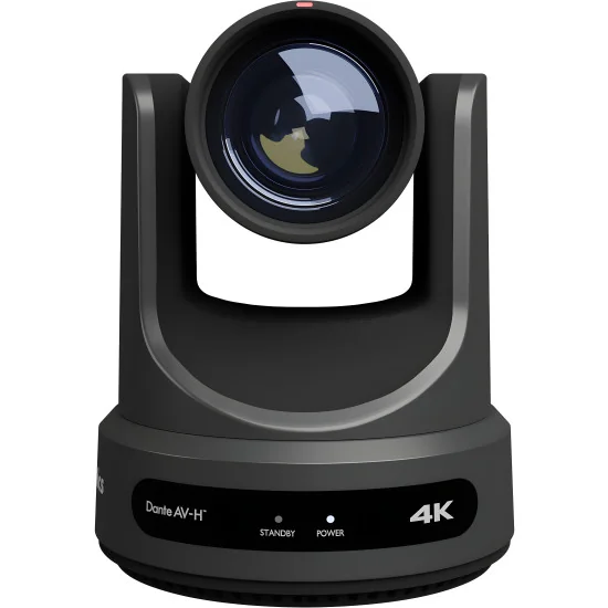 PTZOptics Link 4K PT12X-LINK-4K-GY Grey | PTZ Camera, 12x Zoom, Dante AV-H, HDMI, SDI, USB, PoE