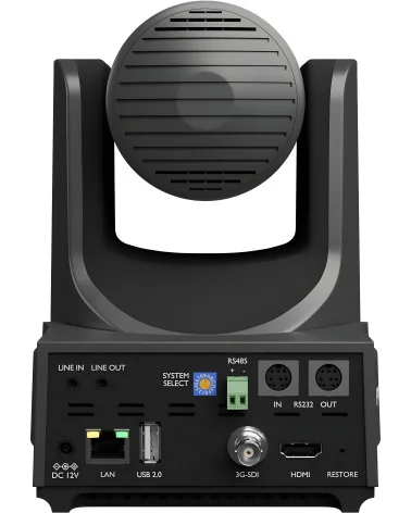 PTZOptics Link 4K 12x Zoom Grey PTZ Camera PT12X-LINK-4K-GY
