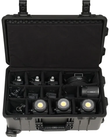 Nanlite Forza 60B II 3 Kit | Bi-color LED Spot Light, 72W, 2700-6500K, 3-Light Set