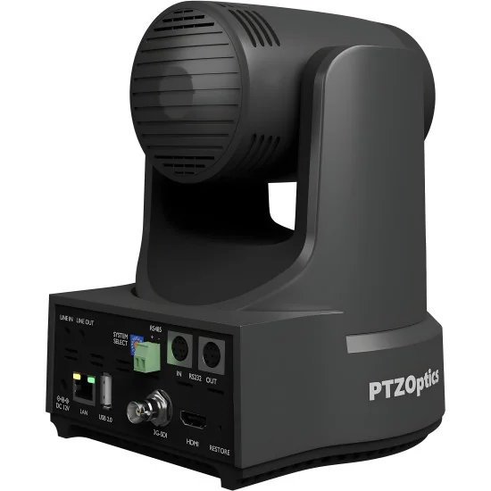 PTZOptics Link 4K 12x Zoom Grey PTZ Camera PT12X-LINK-4K-GY