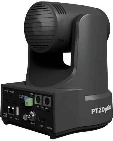 PTZOptics Link 4K PT12X-LINK-4K-GY Grey | PTZ Camera, 12x Zoom, Dante AV-H, HDMI, SDI, USB, PoE