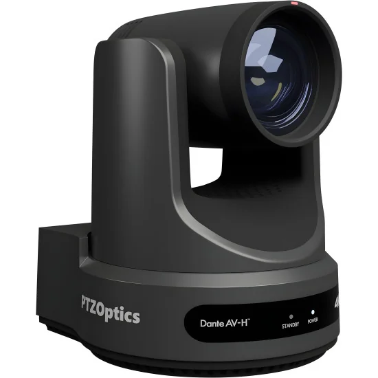 PTZOptics Link 4K 12x Zoom Grey PTZ Camera PT12X-LINK-4K-GY