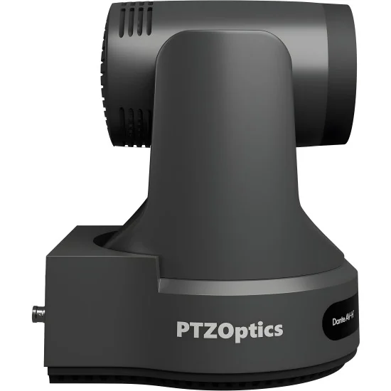 PTZOptics Link 4K PT12X-LINK-4K-GY Grey | PTZ Camera, 12x Zoom, Dante AV-H, HDMI, SDI, USB, PoE