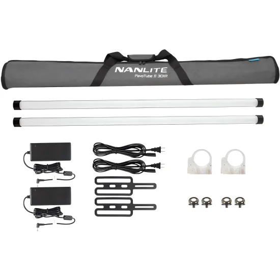 Nanlite PavoTube II 30XR 2 KIT | LED Tube Light, 2 Tubes Set, RGBWW, 2700-12000K