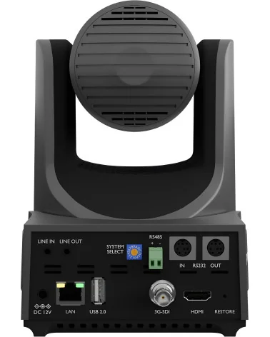 PTZOptics Link 4K 20x Zoom Grey PTZ Camera PT20X-LINK-4K-GY