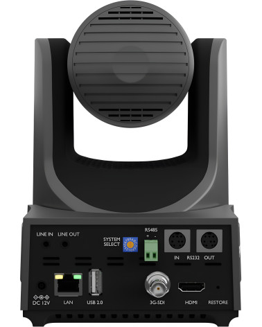 PTZOptics Link 4K PT20X-LINK-4K-GY Grey | Caméra PTZ, 20x Zoom, Dante AV-H, HDMI, SDI, USB, PoE