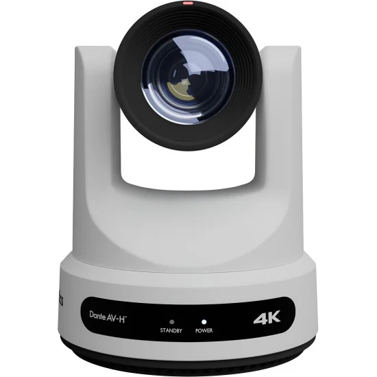 PTZOptics Link 4K PT20X-LINK-4K-WH White | PTZ Camera, 20x Zoom, Dante AV-H, HDMI, SDI, USB, PoE