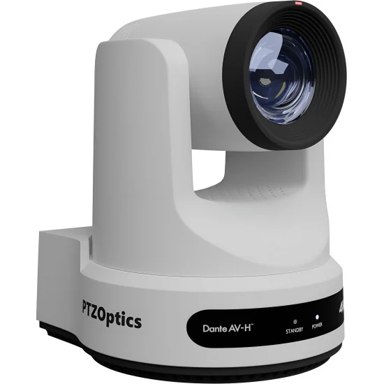 PTZOptics Link 4K 20x Zoom White PTZ Camera PT20X-LINK-4K-WH