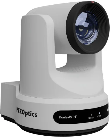 PTZOptics Link 4K 20x Zoom White PTZ Camera PT20X-LINK-4K-WH