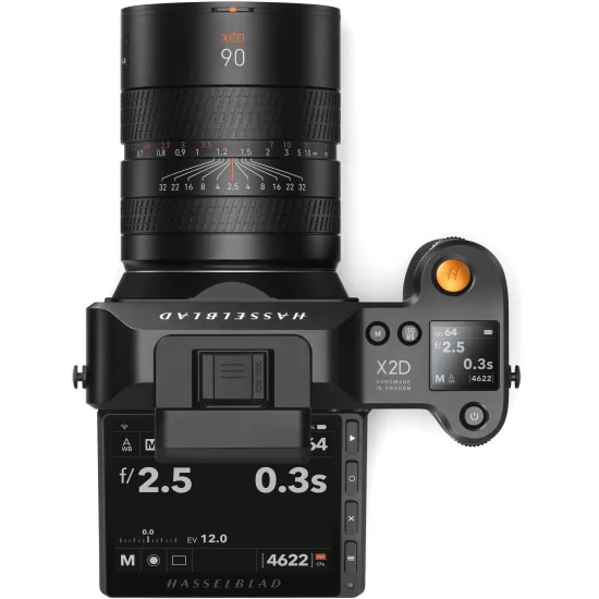 Hasselblad X2D 100C | 100MP Boîtier d'appareil photo moyen format sans miroir