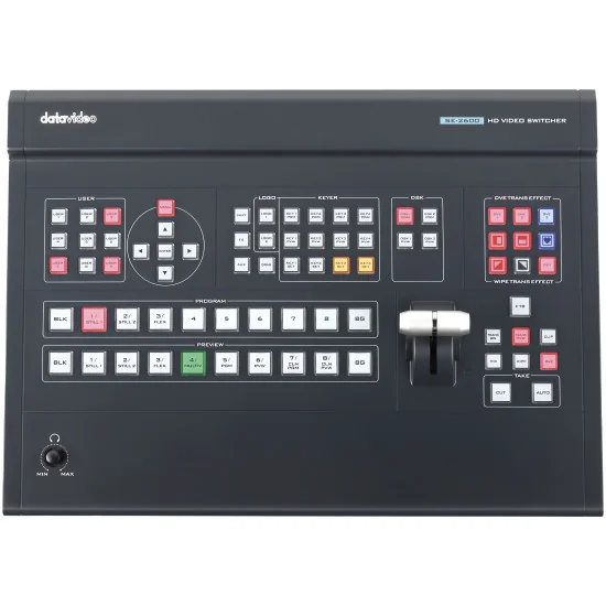 Datavideo SE-2600 | 8-Channel Switcher, Video Mixer, SDI, HDMI, XLR