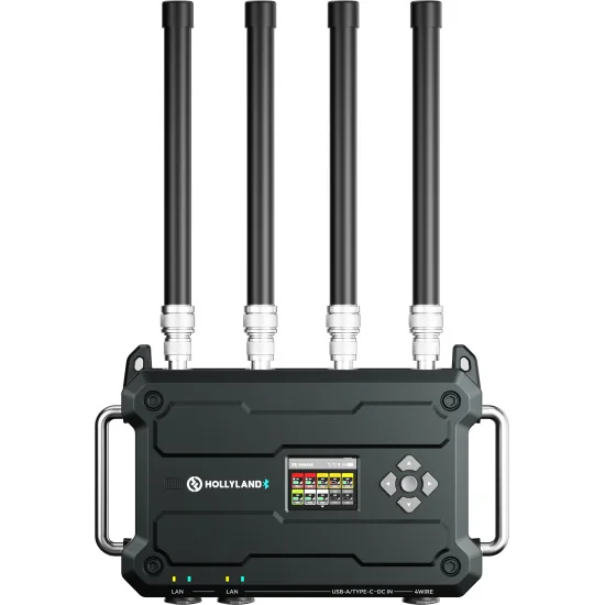 Hollyland Solidcom C1 Pro Roaming Hub 10S V-Mount | Full-Duplex Wireless Intercom System with 10 Headsets ENC & Hub