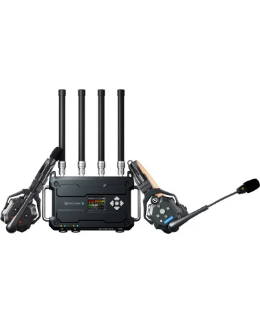 Hollyland Solidcom C1 Pro Roaming Hub 10S V-Mount | Full-Duplex Wireless Intercom System with 10 Headsets ENC & Hub