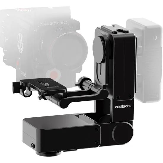 edelkrone HeadPLUS PRO v3 | Tête motorisée Pan/Tilt, Appli sans fil, Intégration Slider & Jib