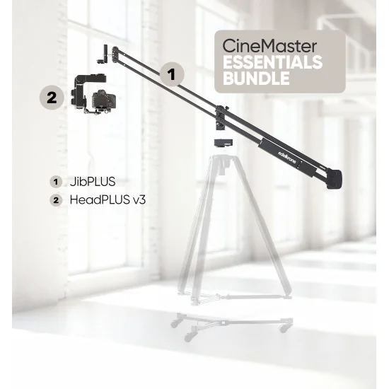 edelkrone CineMaster Bundle Essentials | JibPLUS Grue motorisée + HeadPLUS v3