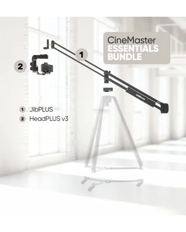 edelkrone CineMaster Bundle Essentials | JibPLUS Grue motorisée + HeadPLUS v3