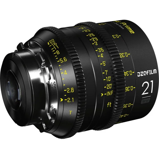 DZOFilm Vespid Prime 21mm T2.1 PL & EF Mount (VV/FF) | Full Frame Cine Lens