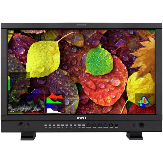 SWIT S-1243F 23.8" | Moniteur de studio de diffusion professionnelle SDI, HDMI, VGA, BNC