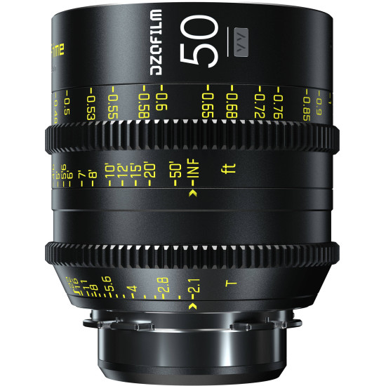 DZOFilm Vespid Prime 50mm T2.1 PL & EF Mount (VV/FF) | Full Frame Cine Lens