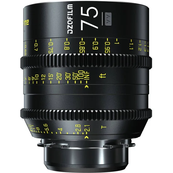 DZOFilm Vespid Prime 75mm T2.1 PL & EF Mount (VV/FF) | Full Frame Cine Lens