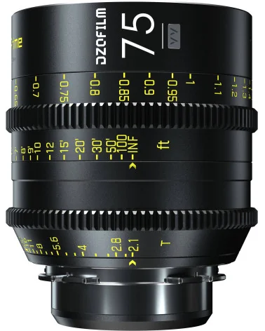 DZOFilm Vespid Prime 75mm T2.1 PL & EF Mount (VV/FF) | Full Frame Cine Lens