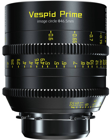 DZOFilm Vespid Prime 75mm T2.1 PL & EF Mount (VV/FF) | Full Frame Cine Lens