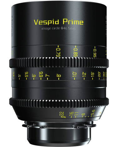 DZOFilm Vespid Prime 125mm T2.1 PL & EF Mount (VV/FF) | Objectif Cinéma Plein format
