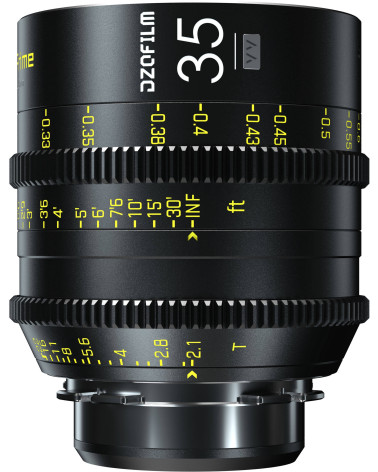 DZOFilm Vespid Prime 4-Lens Kit (35mm/50mm/125mm T2.1 + Macro 90mm T2.8) PL & EF Mount (VV/FF) | Objectifs Cinéma Plein format