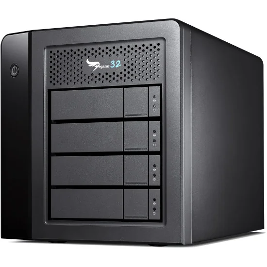 Promise Pegasus32 R4 16TB | Disque Dur RAID 4x 4TB SATA HDD, Thunderbolt 3, USB-C