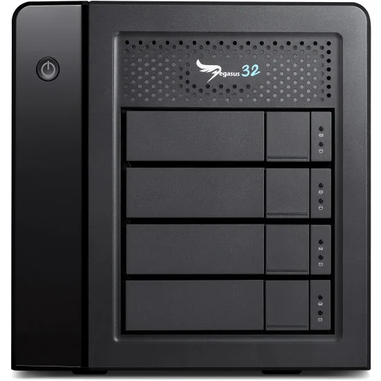 Promise Pegasus32 R4 16TB | Disque Dur RAID 4x 4TB SATA HDD, Thunderbolt 3, USB-C