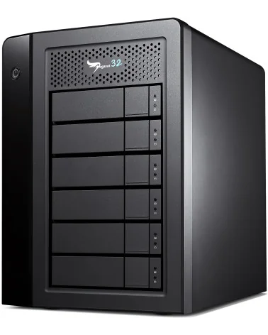 Promise Pegasus32 R6 24TB | Disque Dur RAID 6x 4TB SATA HDD, Thunderbolt 3, USB-C