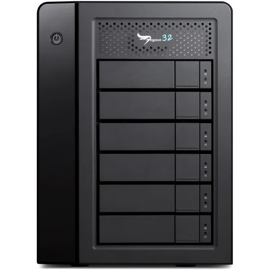 Promise Pegasus32 R6 24TB | Disque Dur RAID 6x 4TB SATA HDD, Thunderbolt 3, USB-C