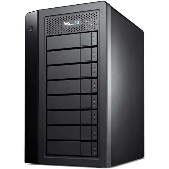 Promise Pegasus32 R8 32TB | Disque Dur RAID 8x 4TB SATA HDD, Thunderbolt 3, USB-C