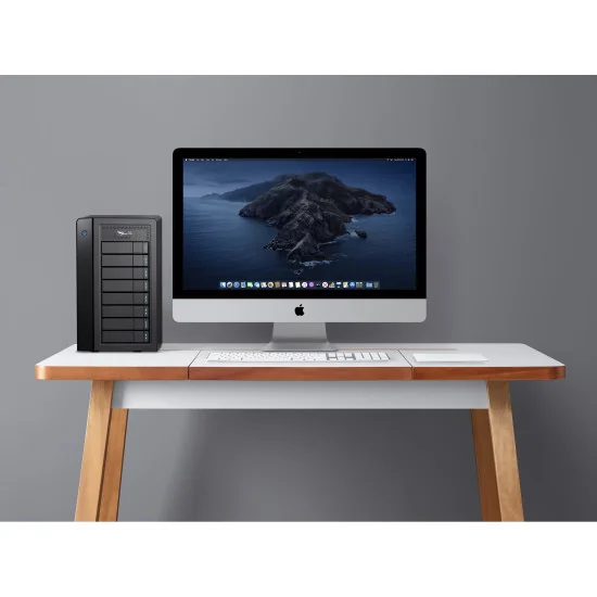 Promise Pegasus32 R8 96TB | RAID Array 8x 12TB SATA HDD, Thunderbolt 3, USB-C