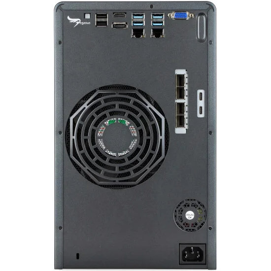 Promise PegasusPro R8 32TB | NAS Server RAID 8x 4TB SATA HDD, RJ45 10GbE, 1GbE, Thunderbolt 3, USB-C