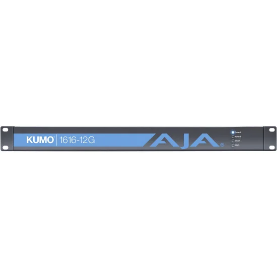 AJA KUMO 1616 12G | Routeur compact 16x16 12G-SDI, Commutateur Matrice