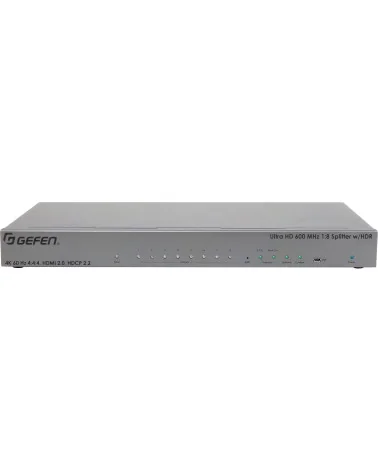 Gefen EXT-UHD600-18 | Répartiteur HDMI 4K 1:8 600MHz, HDCP 2.2, HDR