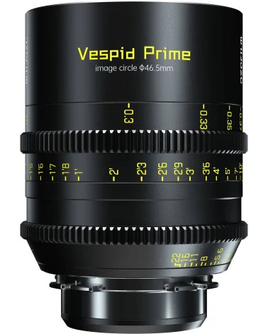 DZOFilm Vespid Prime 6-Lens Kit (25mm/35mm/50mm/75mm/100mm/125mm T2.1) PL & EF Mount (VV/FF) | Objectifs Cinéma Plein format