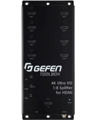 Gefen GTB-HD4K2K-148C-BLK | Répartiteur HDMI 4K Ultra HD 1:8 300MHz, HDCP