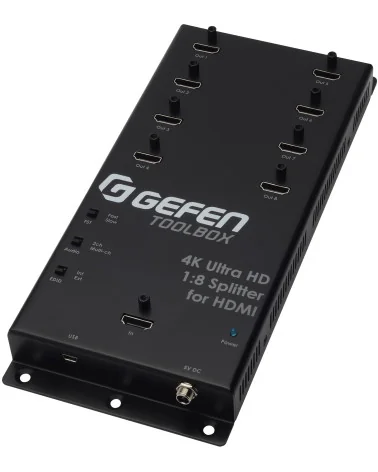 Gefen GTB-HD4K2K-148C-BLK | Répartiteur HDMI 4K Ultra HD 1:8 300MHz, HDCP