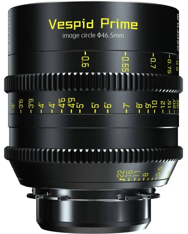 DZOFilm Vespid Prime 6-Lens Kit (25mm/35mm/50mm/75mm/100mm/125mm T2.1) PL & EF Mount (VV/FF) | Objectifs Cinéma Plein format