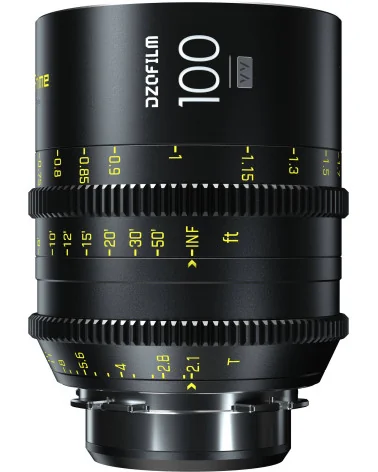 DZOFilm Vespid Prime 6-Lens Kit (25mm/35mm/50mm/75mm/100mm/125mm T2.1) PL & EF Mount (VV/FF) | Objectifs Cinéma Plein format