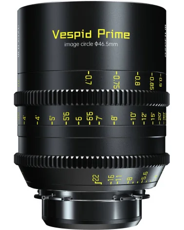 DZOFilm Vespid Prime 6-Lens Kit (25mm/35mm/50mm/75mm/100mm/125mm T2.1) PL & EF Mount (VV/FF) | Objectifs Cinéma Plein format